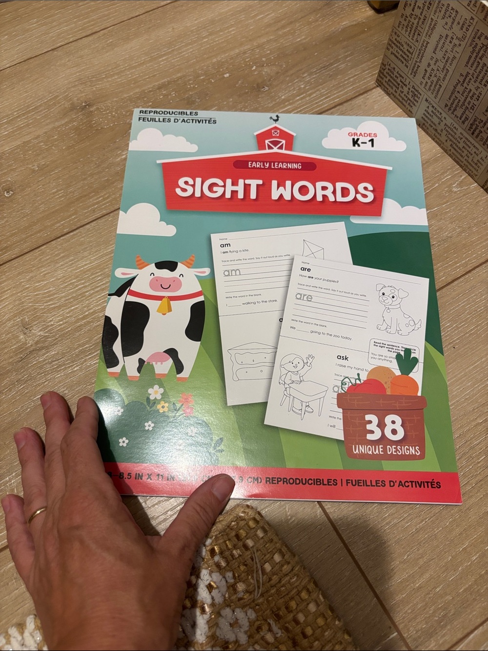 Early Learning Sight Words Activity Book K-1